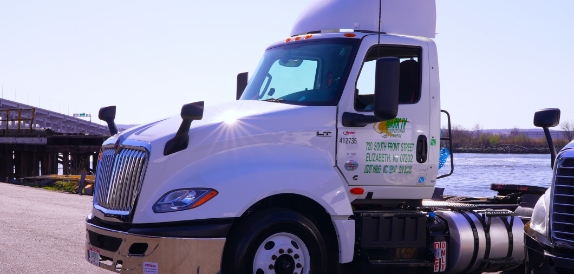 Truck Glistening in Sun 